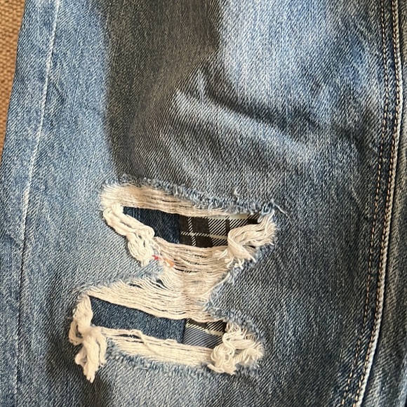 NWT AE Patched Mom Straight Jean Size 6 - Picture 8 of 8
